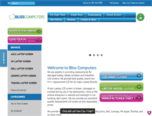 Tablet Screenshot of blisscomputers.net